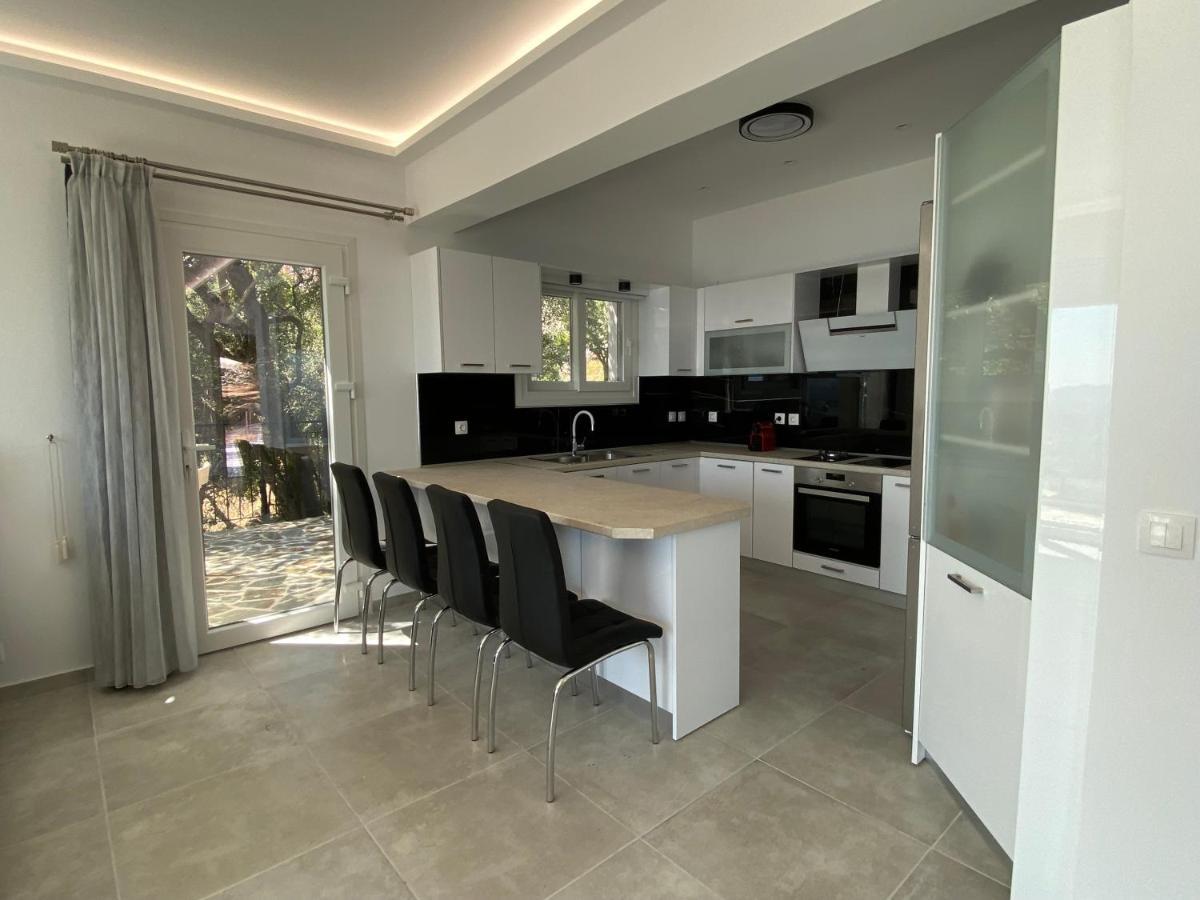 Rizaria Sea View House Villa Spartylas Exteriör bild